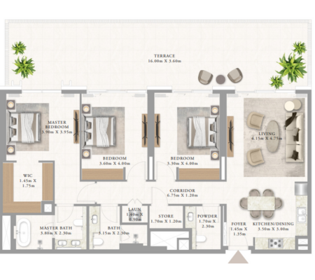 3 BEDROOM TYPE 1