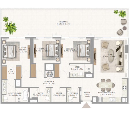 3 BEDROOM TYPE 3