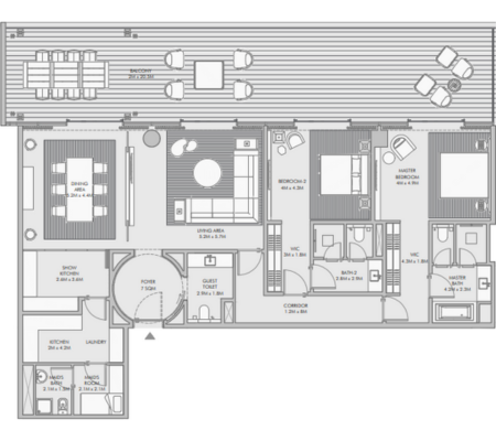 Two Bedroom Type b