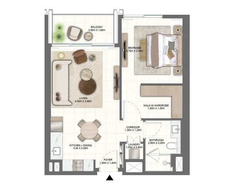 1 Bedroom Apartment