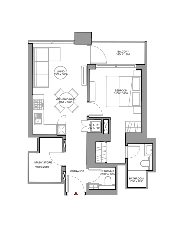 1 Bedroom Apartment