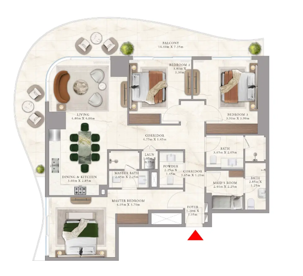 3 bedroom