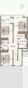 3-Bedroom Unit FF